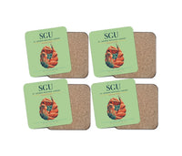 Thumbnail for St. George Regional Airport (SGU) design on light green 4 pieces set coaster