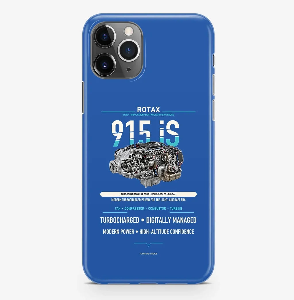 915 iS Case ProMax design on blue iphone case promax