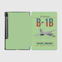 Thumbnail for B-1B Lancer design on light green samsung tablet tablet case