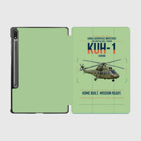 Thumbnail for Korea Aerospace Industries KUH-1 Surion design on light green samsung tablet tablet case