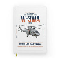 Thumbnail for PZL-Świdnik W-3WA Sokół design on white notebook