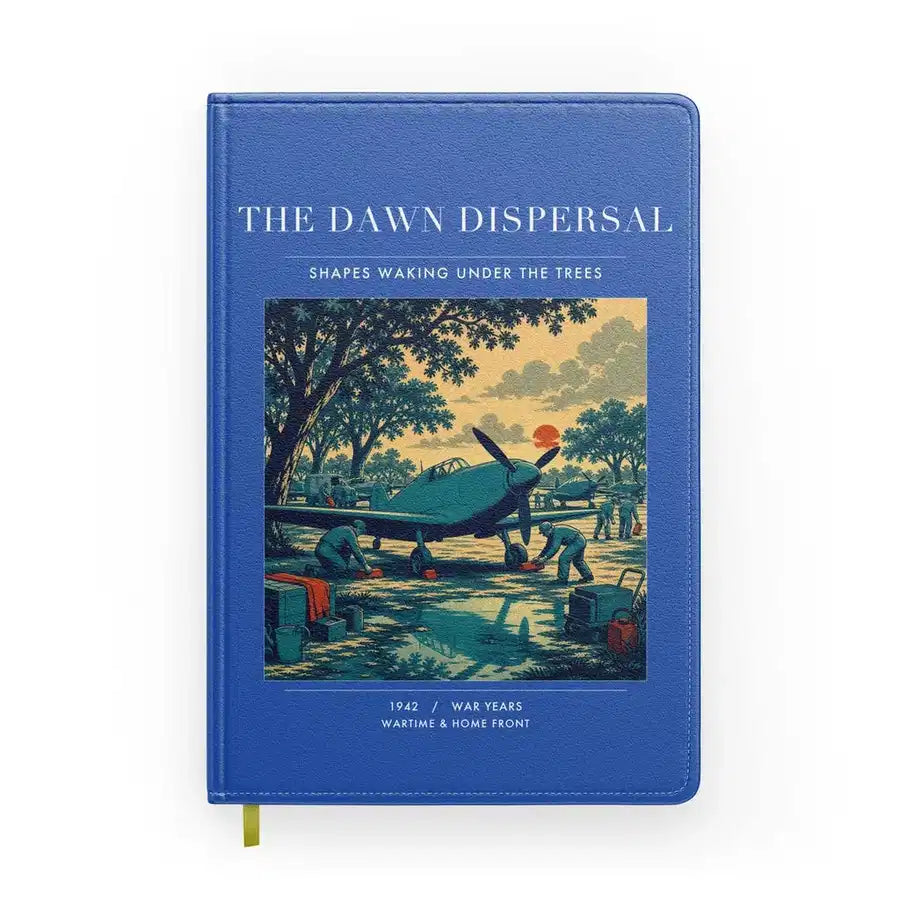 VINTAGE G4531 - The Dawn Dispersal - Designed Notebooks design on blue