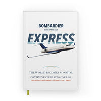 Thumbnail for Bombardier Global Express design on white notebook