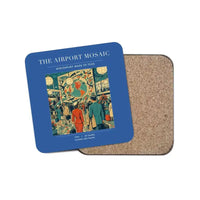 Thumbnail for The Airport Mosaic - Designed Coasters design on blue 1-piece