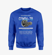 Thumbnail for CFM56-7B design on blue sweatshirt