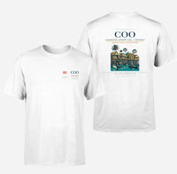 Thumbnail for Cadjehoun Airport (COO) design printed on white double-side t-shirt