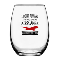 Thumbnail for Customisable Plane Spotter Drinking Glass - view 2