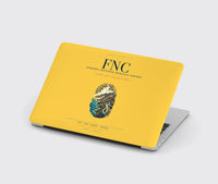 Thumbnail for Madeira Cristiano Ronaldo Airport (FNC) design on yellow MacBook case