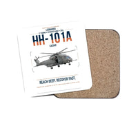 Thumbnail for Leonardo HH-101A Caesar design on white 1 piece coaster