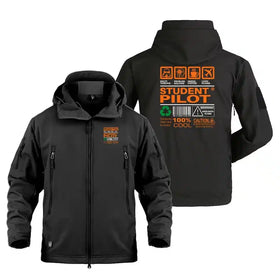 Student Pilot Label Military Jackets (Customizable)