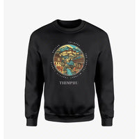Thumbnail for THIMPHU - Badge - Sweatshirt - Black