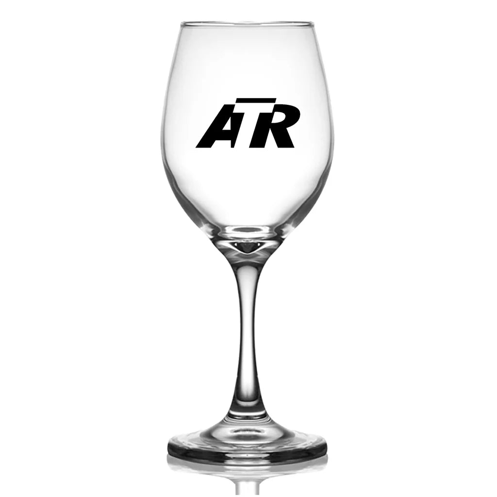 Customisable ATR & Text Wine Glass - view 2