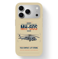 Thumbnail for Sikorsky MH-60S Seahawk design on beige magsafe iphone case, for iPhone 17 Pro