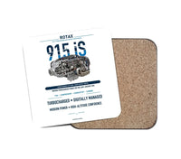 Thumbnail for 915 iS design on white 1 piece coaster