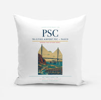 Thumbnail for Tri-Cities Airport (PSC) design on white pillow