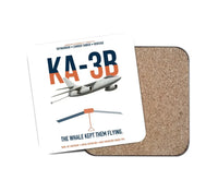 Thumbnail for KA-3B Skywarrior design on white 1 piece coaster