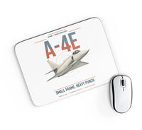 Thumbnail for A-4E Skyhawk design on white rectangle mouse pad