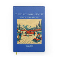 Thumbnail for VINTAGE G4480 - The First Snow Circuit - Designed Notebooks design on blue