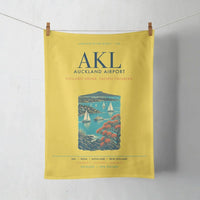 Thumbnail for Auckland Airport (AKL) design on yellow towel