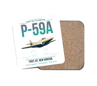 Thumbnail for P-59A Airacomet design on white 1 piece coaster