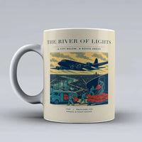 Thumbnail for VINTAGE G4152 - The River Of Lights - Ceramic Mug design on beige