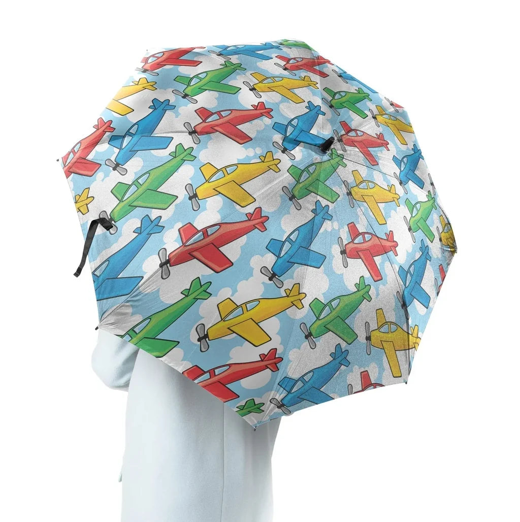 Funny Airplanes Umbrella - view 2