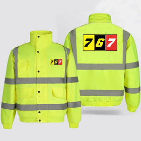 Flat Colourful 767 Reflective Winter Jackets