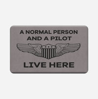 Thumbnail for Normal Person and A PILOT Bath Mat - view 2