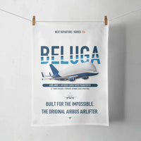 Thumbnail for Airbus A300-600ST BelugaST design on white towel