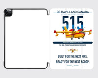 Thumbnail for De Havilland Canadair 515 design on white ipad tablet case