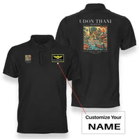 Thumbnail for UDON THANI - Poster - Double-Side Polo - Black + Name