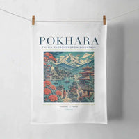 Thumbnail for POKHARA - Poster - Towel - White