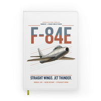 Thumbnail for F-84E Thunderjet design on white notebook