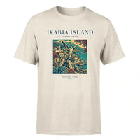 Thumbnail for IKARIA ISLAND - Poster - Premium T-Shirt - Beige