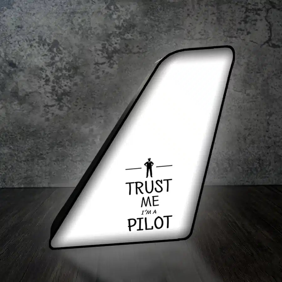 Trust Me I'm A Pilot 3D Lamp - view 2