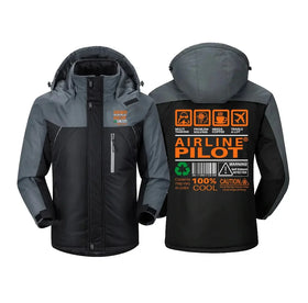 Airline Pilot Label Thick Winter Jackets