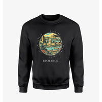 Thumbnail for BISMARCK - Badge - Sweatshirt - Black