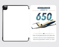 Thumbnail for Bombardier Challenger 650 design on white ipad tablet case
