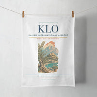 Thumbnail for Kalibo International Airport (KLO) design on white towel