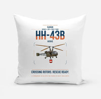 Thumbnail for Kaman HH-43B Huskie design on white pillow
