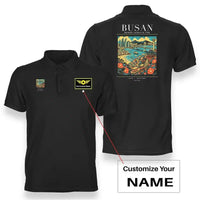Thumbnail for BUSAN - Poster - Double-Side Polo - Black + Name