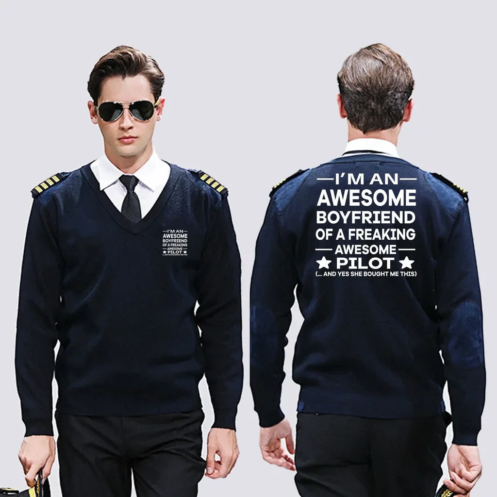 Customisable I am an Awesome Boyfriend Sweater - view 2