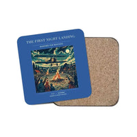 Thumbnail for The First Night Landing - Designed Coasters design on blue 1-piece