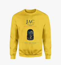 Thumbnail for Jackson Hole Airport (JAC) design on yellow sweatshirt