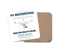 Thumbnail for DJI P4 Multispectral design on white 1 piece coaster