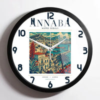 Thumbnail for ANNABA - Poster - Wall Clock Framed - White