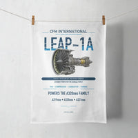Thumbnail for CFM LEAP-1A design on white towel