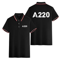 Thumbnail for Customisable Airbus A220 Polo Shirt - view 2