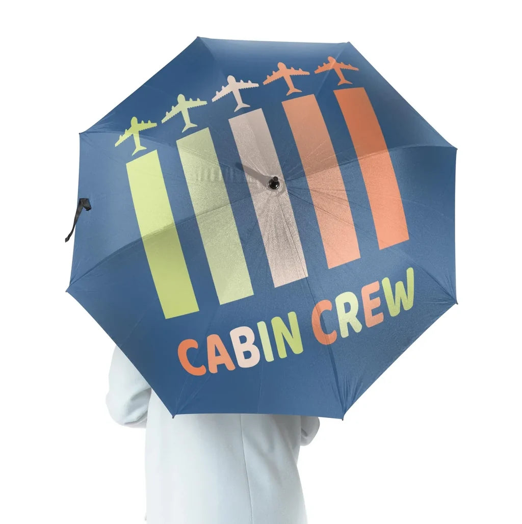Colourful Cabin Crew Umbrella - view 2