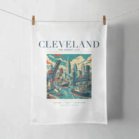 Thumbnail for CLEVELAND - Poster - Towel - White